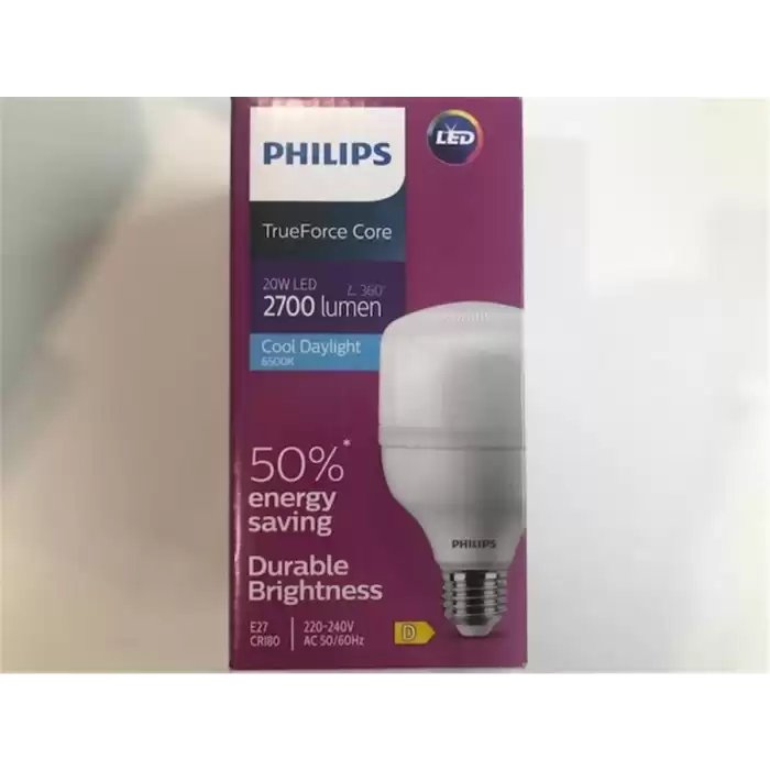 Philips Ledbulb 2700 Lumen  6500K Led Beyaz E27 220-240W