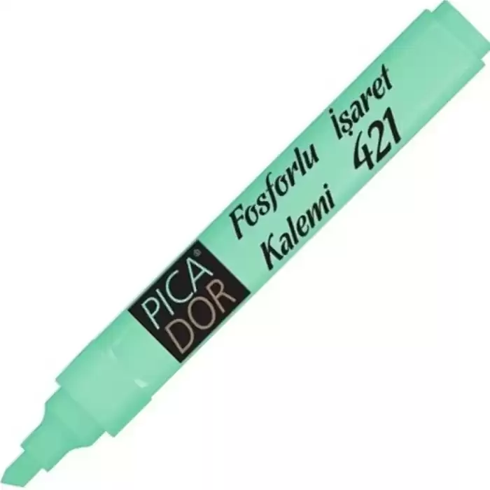 Picador Fosforlu Kalem Pastel Yeşil 421Kx 082 - 10lu Paket