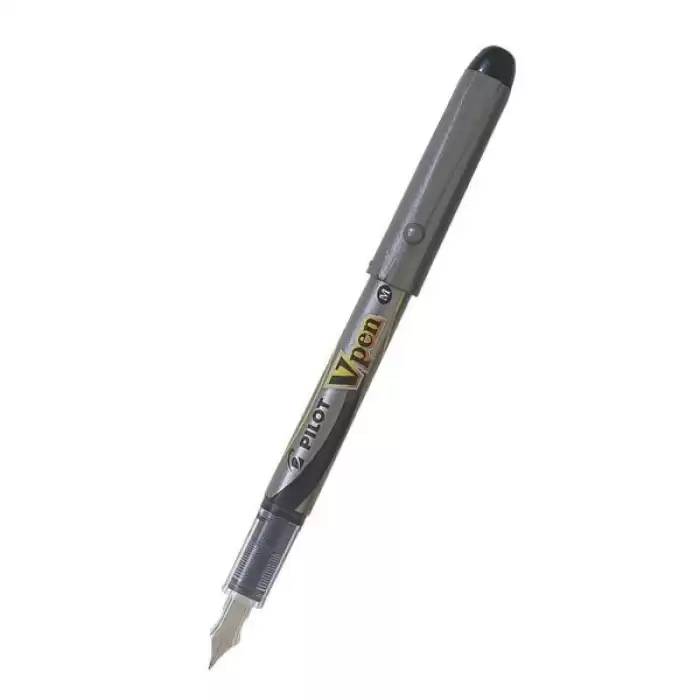 Pilot Dolma Kalem Vpen Silver Siyah Svp-4M-B - 12li Paket