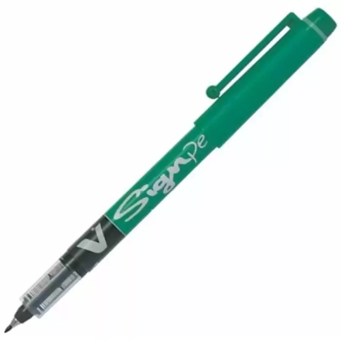Pilot Roller Kalem Signo Pen İmza Kalemi Yeşil Sw-Vsp-G - 12li Paket