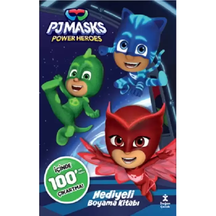 PJ Masks 100 Çıkartma Hediyeli Boyama Kitabı