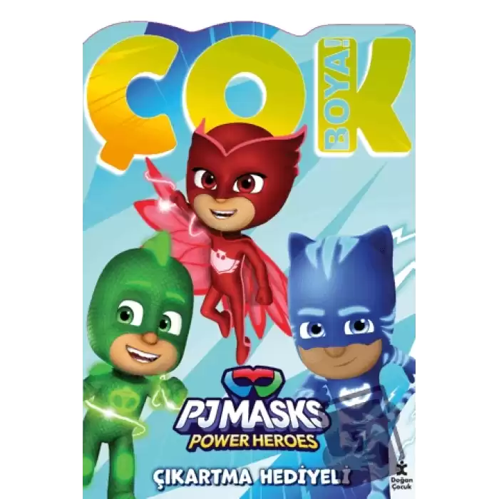 Pjmask Çok Boya! Çıkartmalı Dev Boyama Kitabı