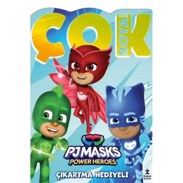 Pjmask Çok Boya! Çıkartmalı Dev Boyama Kitabı