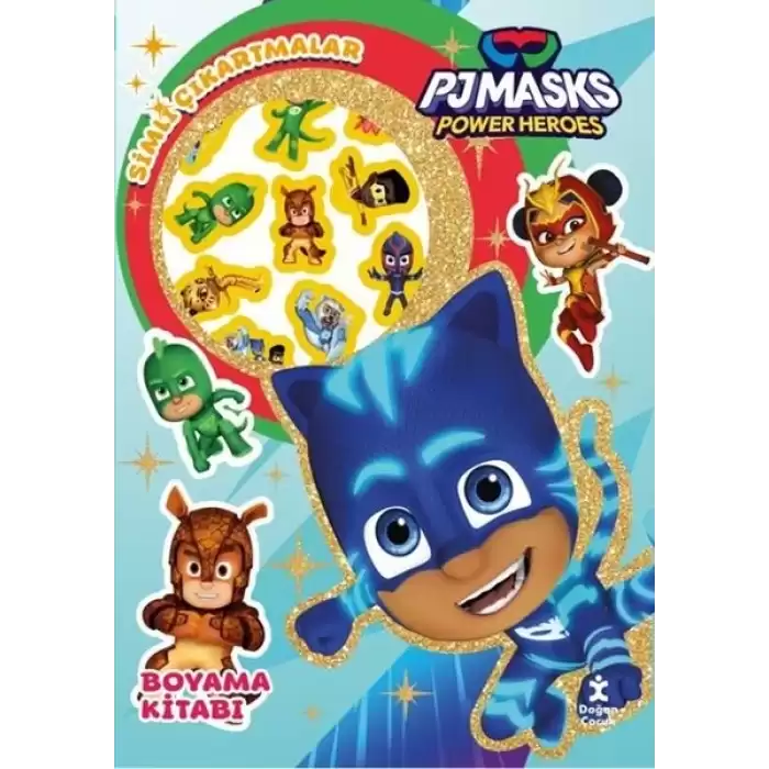 Pjmasks Power Heroes - Star Simli Çıkartmalı Boyama Kitabı