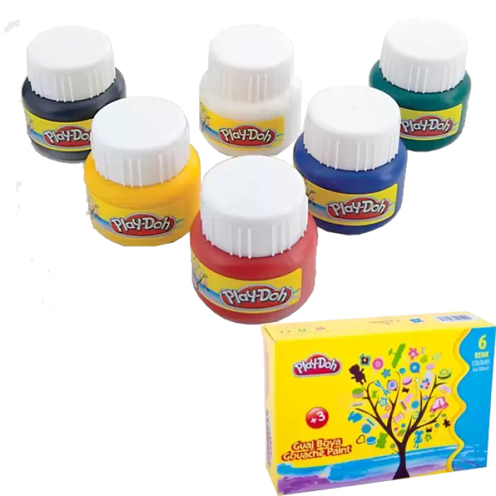 Play-Doh Guaj Boya 30 Ml 6 Renk Play-Gu001