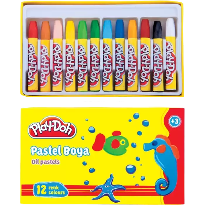 Play-Doh Pastel Boya 12 Renk Play-Pa002