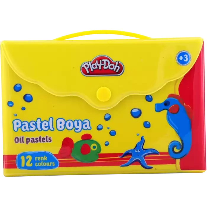 Play-Doh Pastel Boya Çantalı 12 Renk Play-Pa005