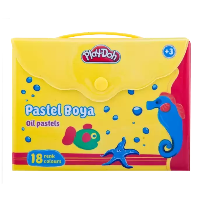 Play-Doh Pastel Boya Çantalı 18 Renk Play-Pa006