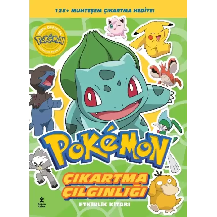 Pokemon - Bulbasaur Çıkartma Çılgınlığı Etkinlik Kitabı