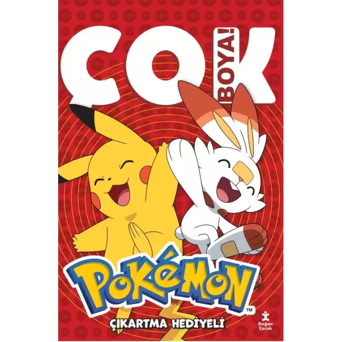 Pokemon Çok Boya - Çıkartmalı Dev Boyama Kitabı