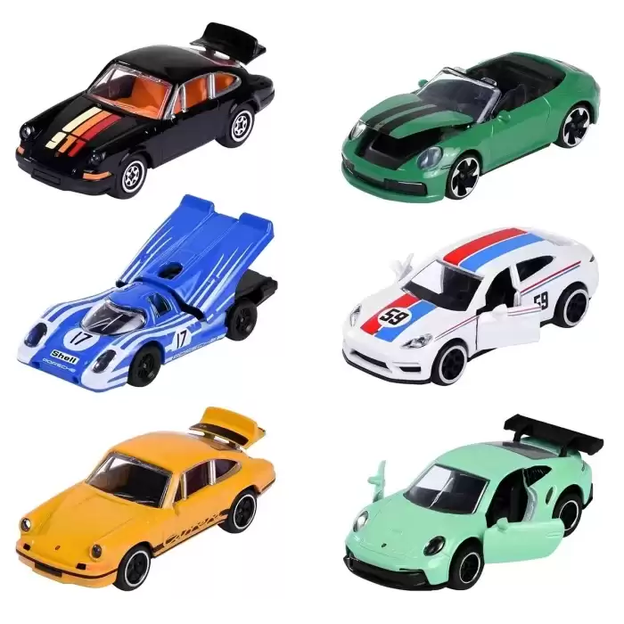 Porsche Premium Cars Assortment Metal Model Araba