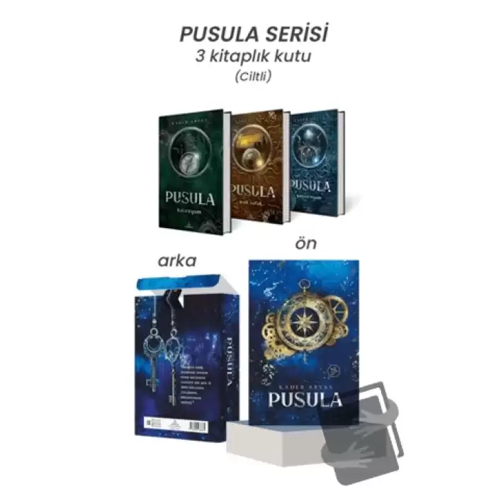 Pusula Serisi - 3 Kitaplık Kutulu Set (Ciltli)