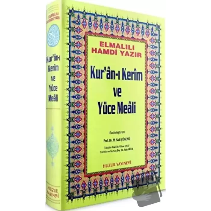 Rahle Boy Kur’an-ı Kerim ve Yüce Meali (Hafız Osman Hattı) (Ciltli)