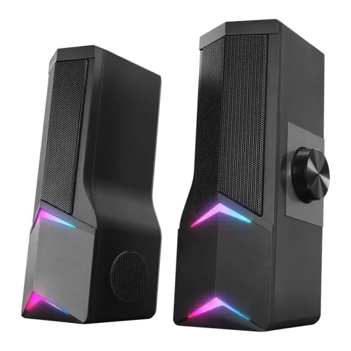 Rampage Elegant X10 2.0 Bluetoothlu Rms 3W-2 Rgb Işıklı Multimedia Usb 5V 45Db Gaming Oyuncu Speaker