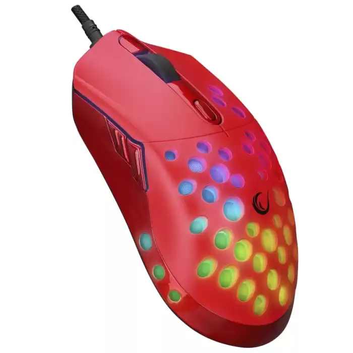 Rampage Smx-R66 Rocket Ultra Hafif Kırmızı Rgb Ledli 12000Dpi Gaming Oyuncu Mouse