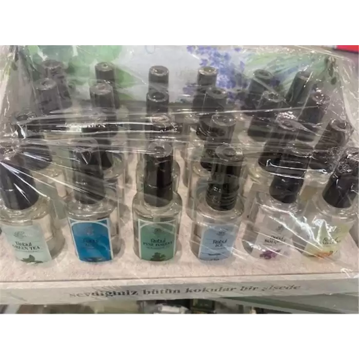 Rebul 24Lü 50Ml Set Kolonya (4 Er Adet Green Tea- Aqua- Pıne Forest-Ice-Bouquet-Mandarine