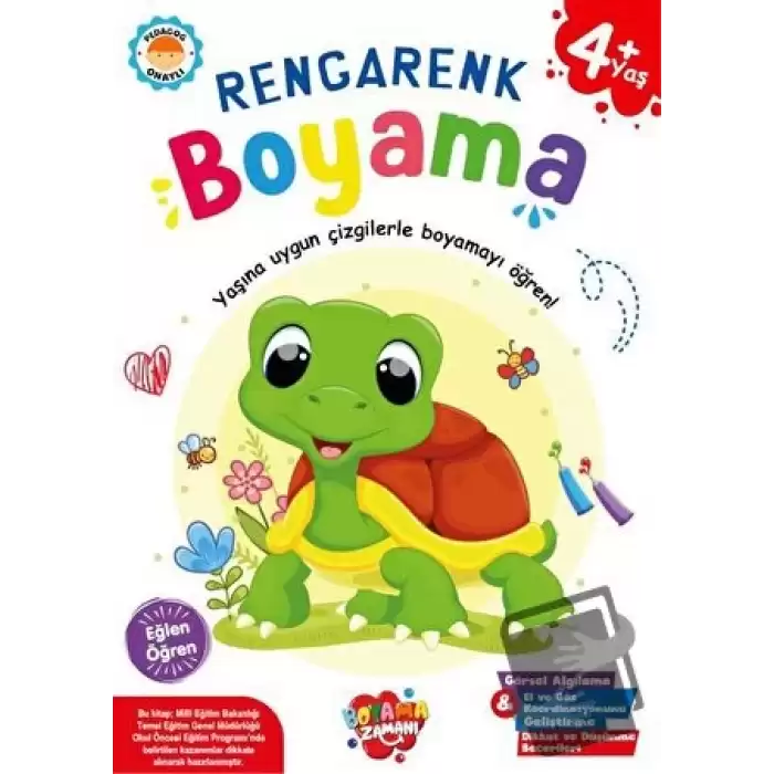 Rengarenk Boyama 4 Yaş