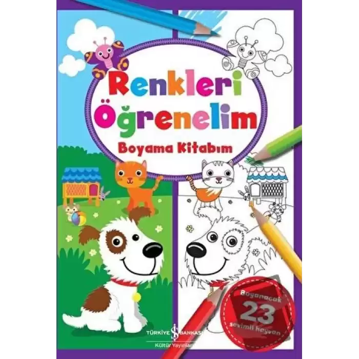 Renkleri Öğrenelim Boyama Kitabım