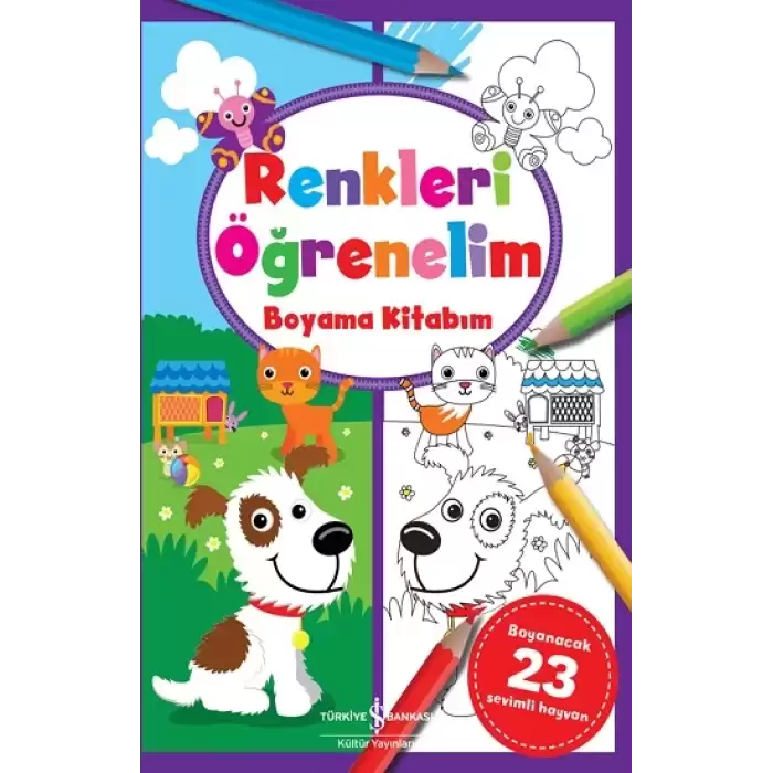 Renkleri Öğrenelim Boyama Kitabım