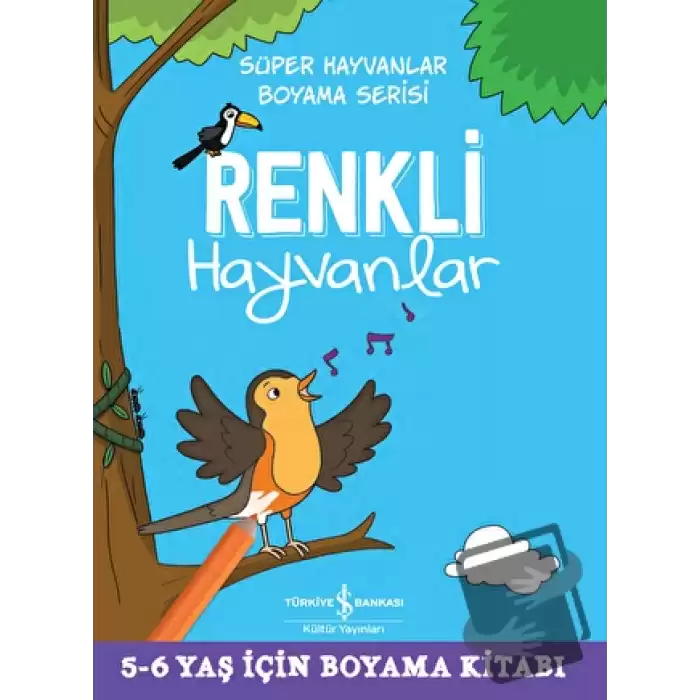 Renkli Hayvanlar - Süper Hayvanlar Boyama Serisi