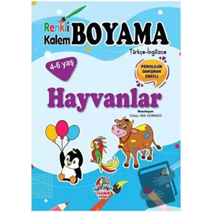 Renkli Kalem Boyama / Hayvanlar