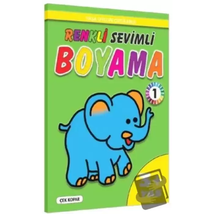 Renkli Sevimli Boyama 1 3+ Yaş