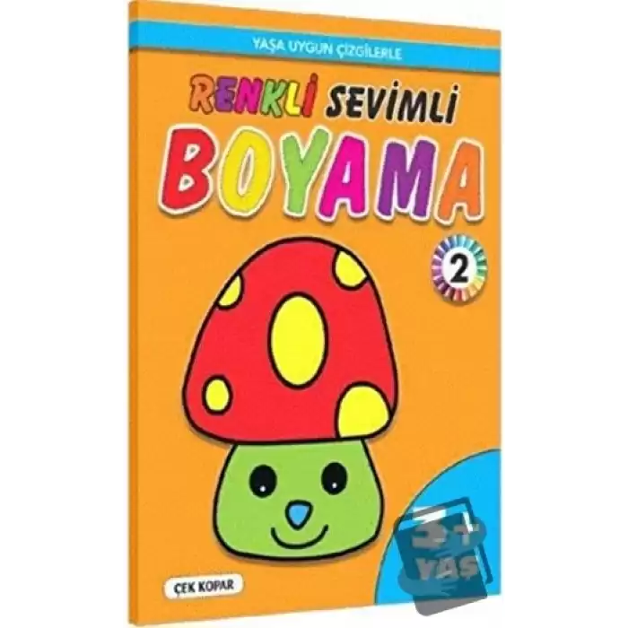 Renkli Sevimli Boyama 2 3+ Yaş