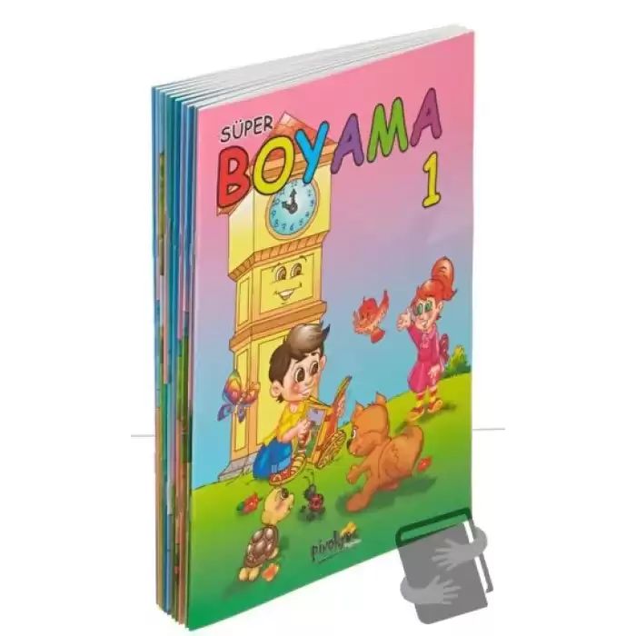 Renkli Süper Boyama (10 Kitap Takım)