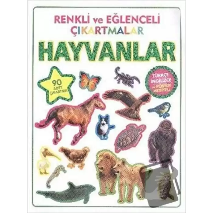 Renkli ve Eğlenceli Çıkartmalar - Hayvanlar (Animals)