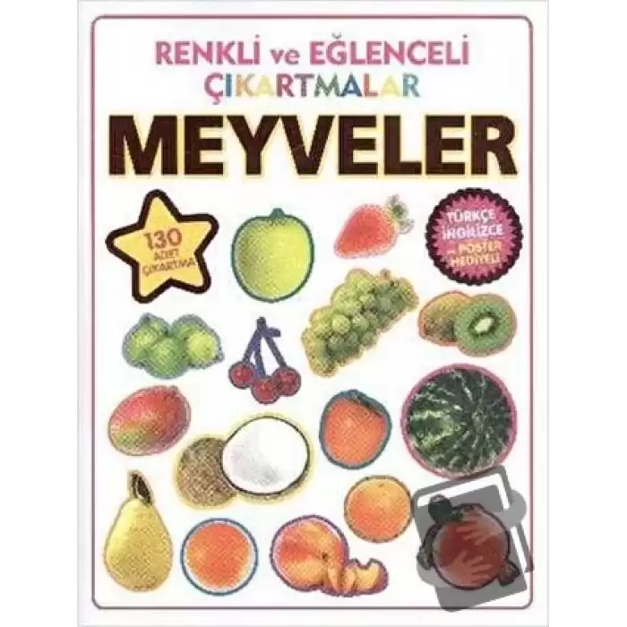 Renkli ve Eğlenceli Çıkartmalar - Meyveler (Fruits)