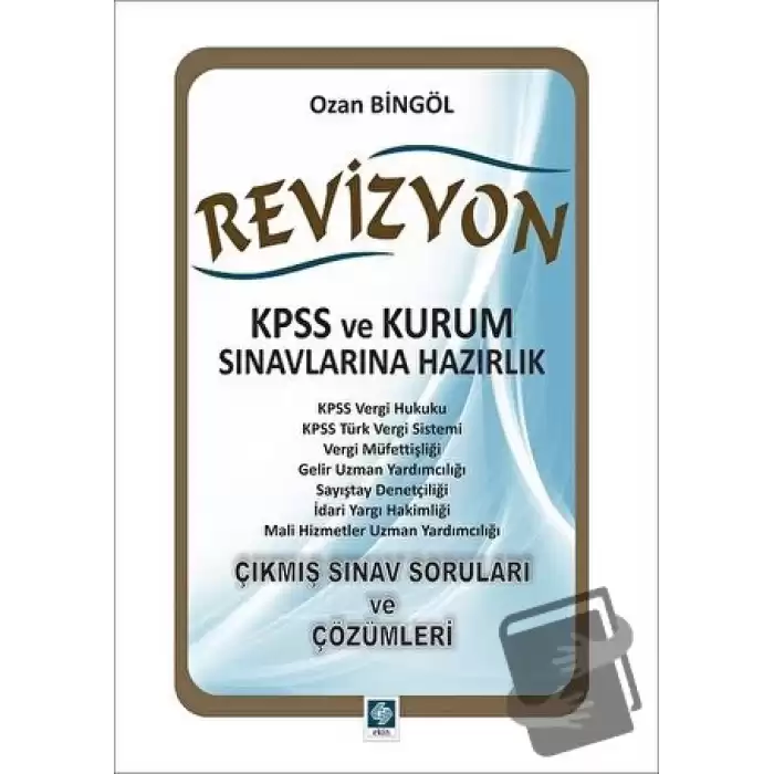 Revizyon - KPSS ve Kurum Sınavlarına Hazırlık