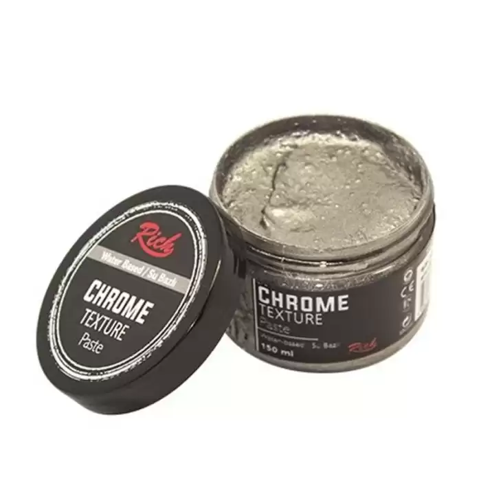 Rich Chrome Texture Paste 150 Ml Antik Gümüş 9216