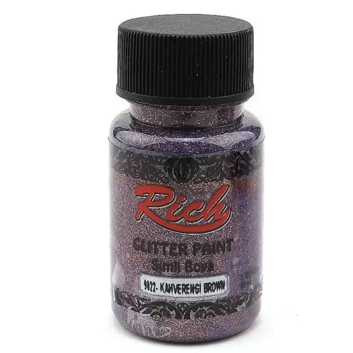 Rich Glitter Paint Sim Boya Kahverengi 9022