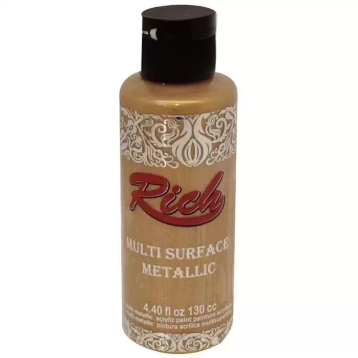 Rich Multi Sufrace Metalik Boya 120 Cc Antik Altın 6506