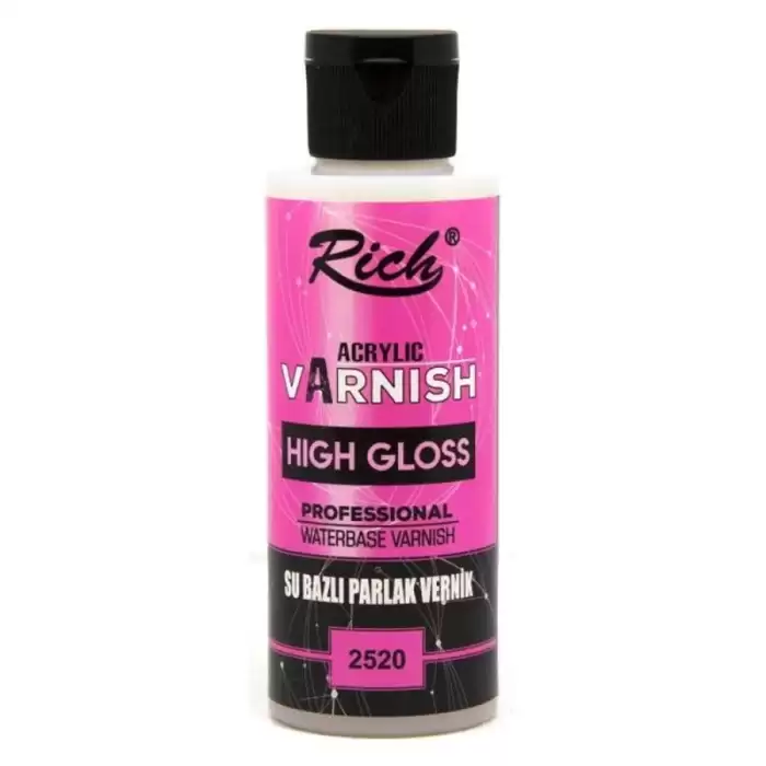 Rich Vernik Su Bazlı Parlak High Gloss 120 Cc 120-2520