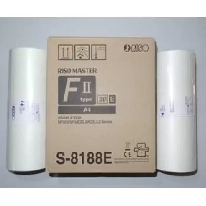 Riso S-8188 S-7611 Sf-5030 Ez 200-201 Rz-200 A4 Orjinal Master Ez Type 30