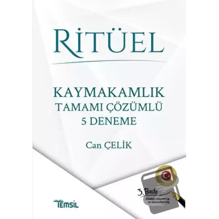 Ritüel Kaymakamlık Tamamı Çözümlü 5 Deneme