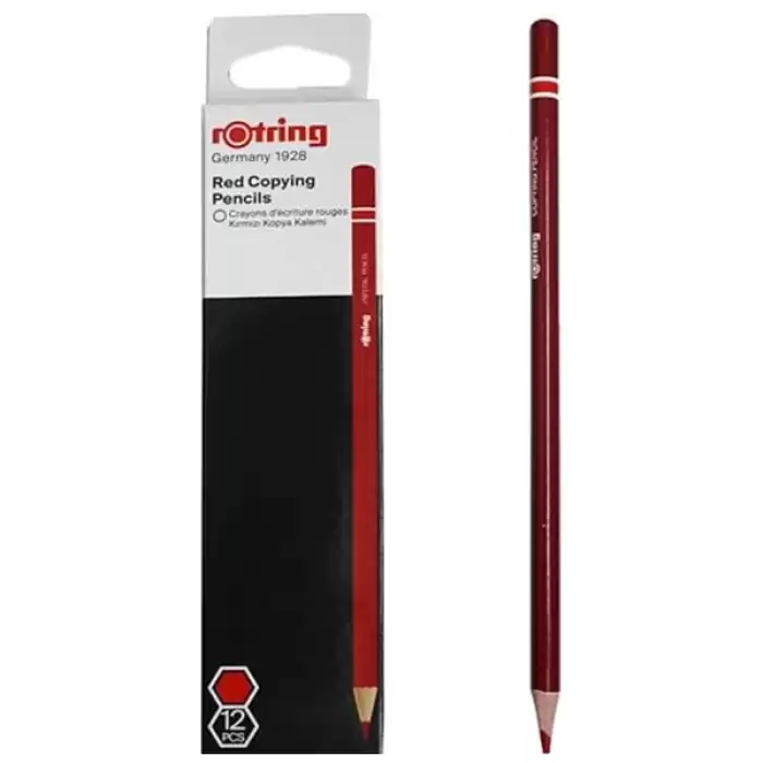 Rotring Kopya Kalemi Kırmızı 2090069 - 12li Paket