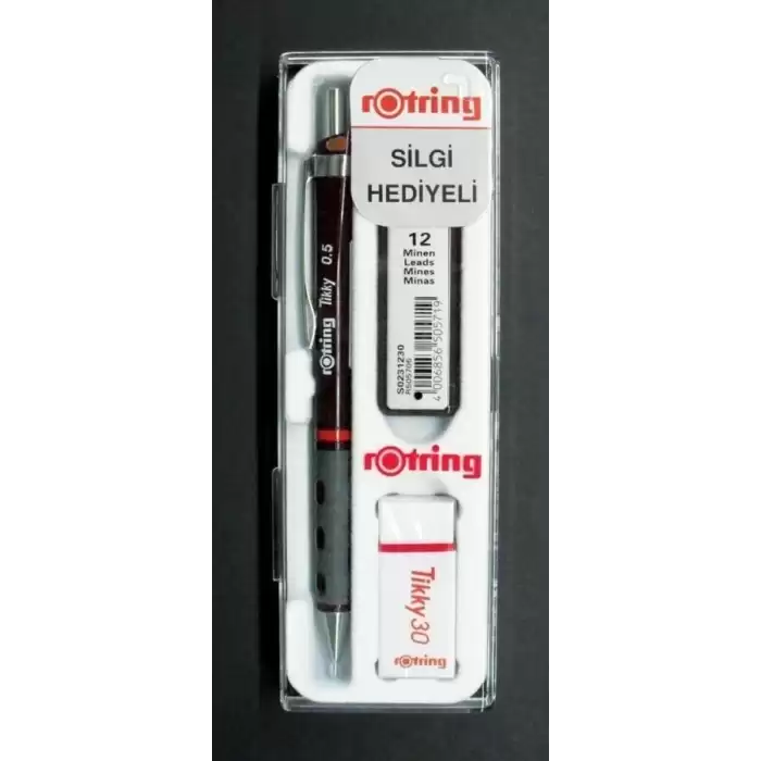 Rotring Okul Seti Versatil+Min+Silgi 0.5 K.renk