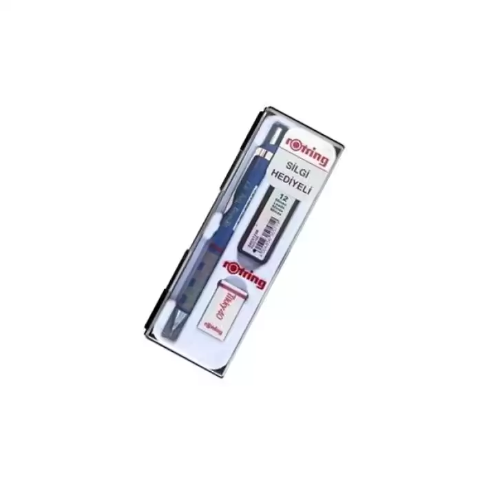 Rotring Okul Seti Versatil+Min Silgi Hediyeli 0.7 Mm Mavi Ro-Kk07-07M