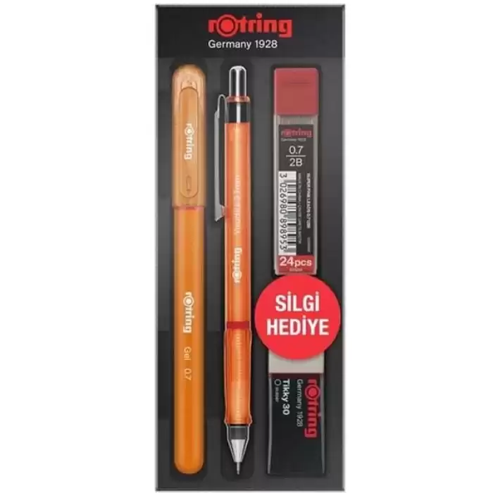 Rotring Okul Seti Visuclick+Jel 0.7 Mm Turuncu