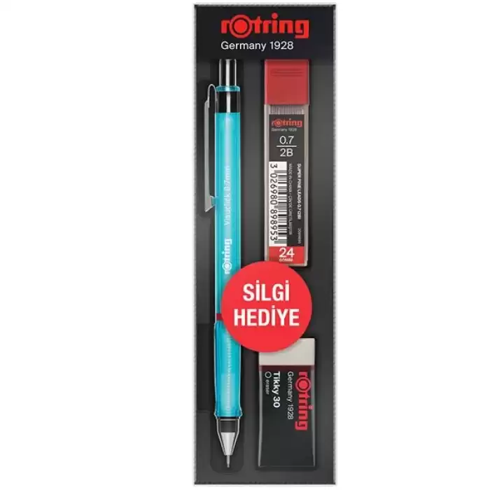 Rotring Okul Seti Visuclick Versatil/Min Silgi 0.7 Mm Mavi Ro-Vk07-Mavı