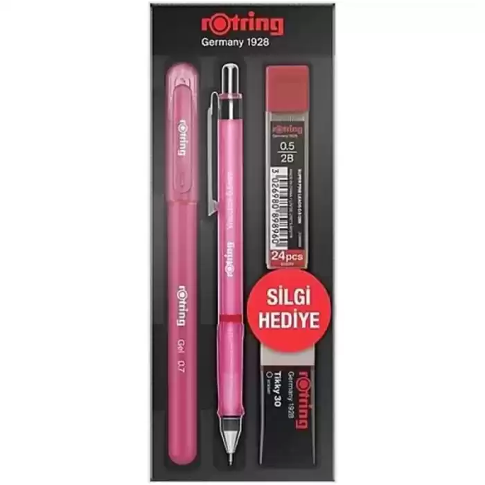 Rotring Visuclick+Jel Okul Seti-0.5 Mm Pembe