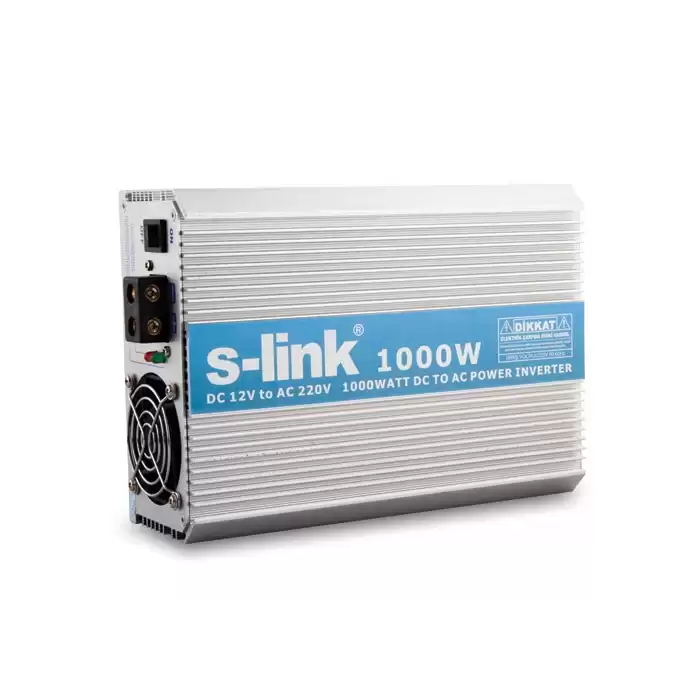 S-Link Sl-1000W 1000W Dc12V-Ac230V İnverter