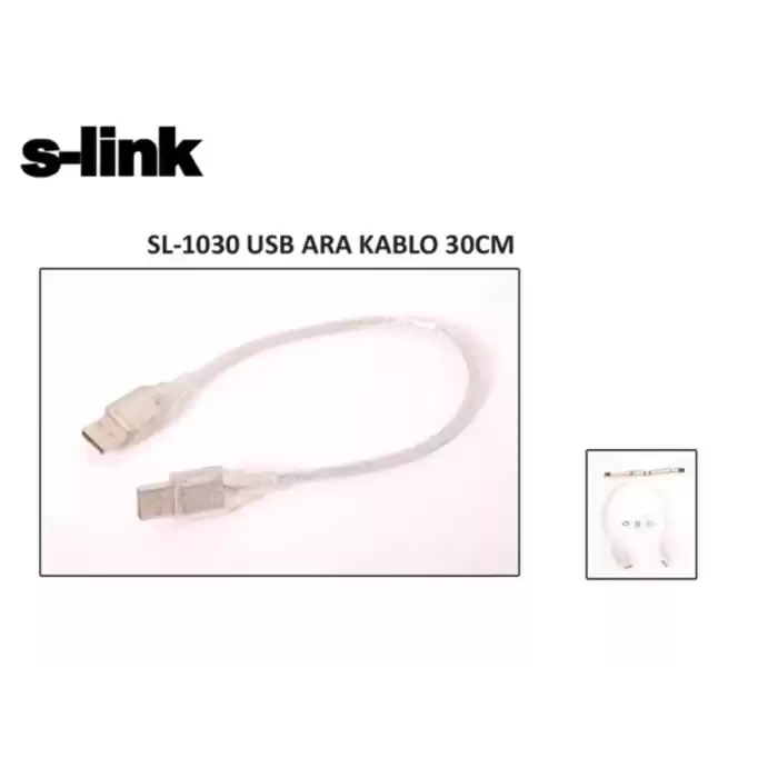 S-Link Sl-1030 Usb2.0 30Cm Usb To Usb Kablosu