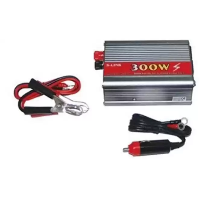 S-Link Sl-300W 300W Dc12V-Ac230V Çakmaktan Power Inverter