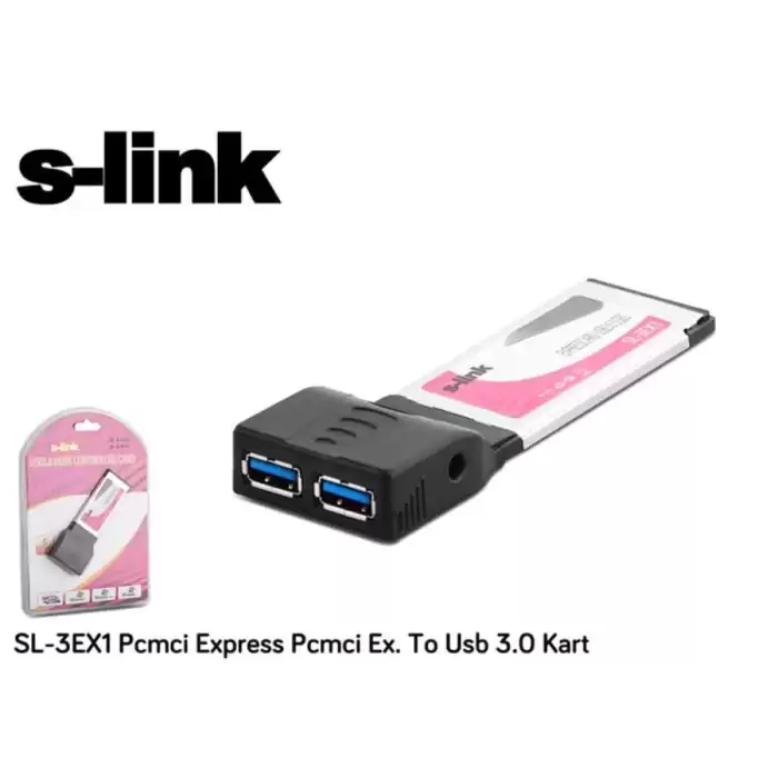 S-Link Sl-3Ex1 Pcmci Express Pcmci Ex. To Usb3.0 Kart