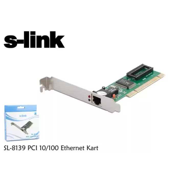 S-Link Sl-8139 Pcı 10-100 Erhernet Kart