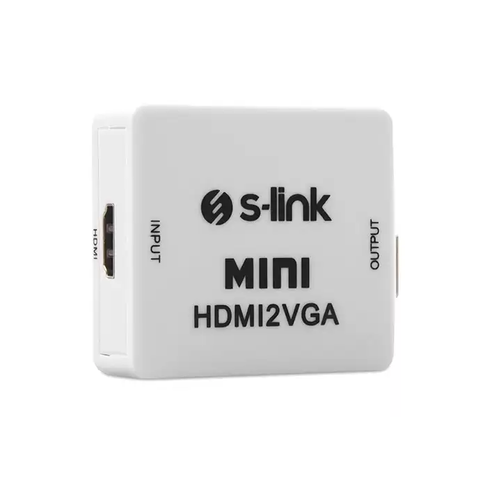 S-Link Sl-Hvc10 Hdmı To Vga + Audio Çevirici