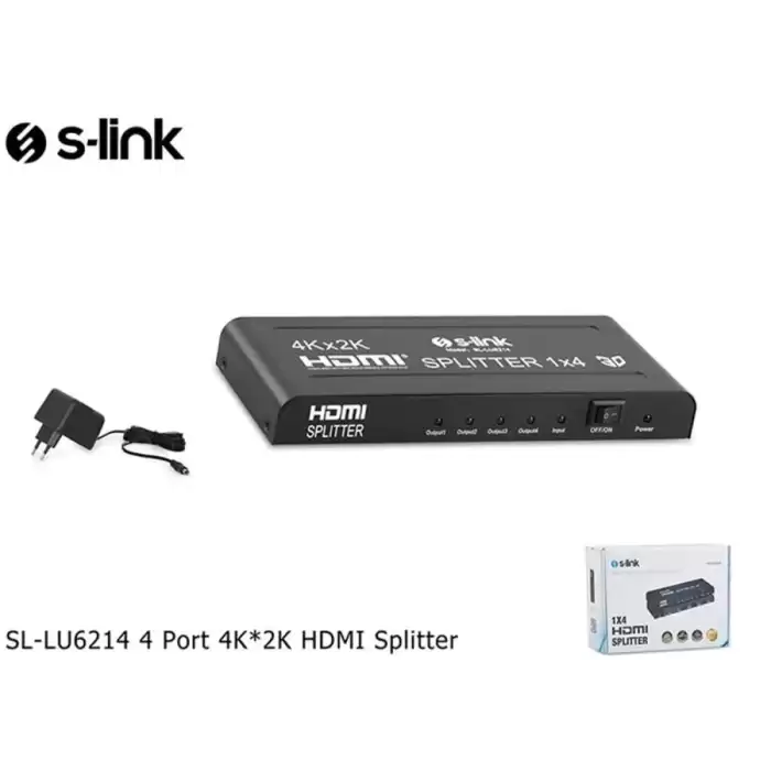 S-Link Sl-Lu613 . 2 Port Hdmı Çift Yönlü Switch Ve Splitter